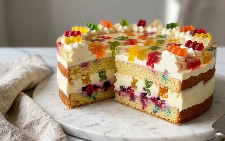 Gummibären-Torte: Bunte Leckerei ganz einfach!
