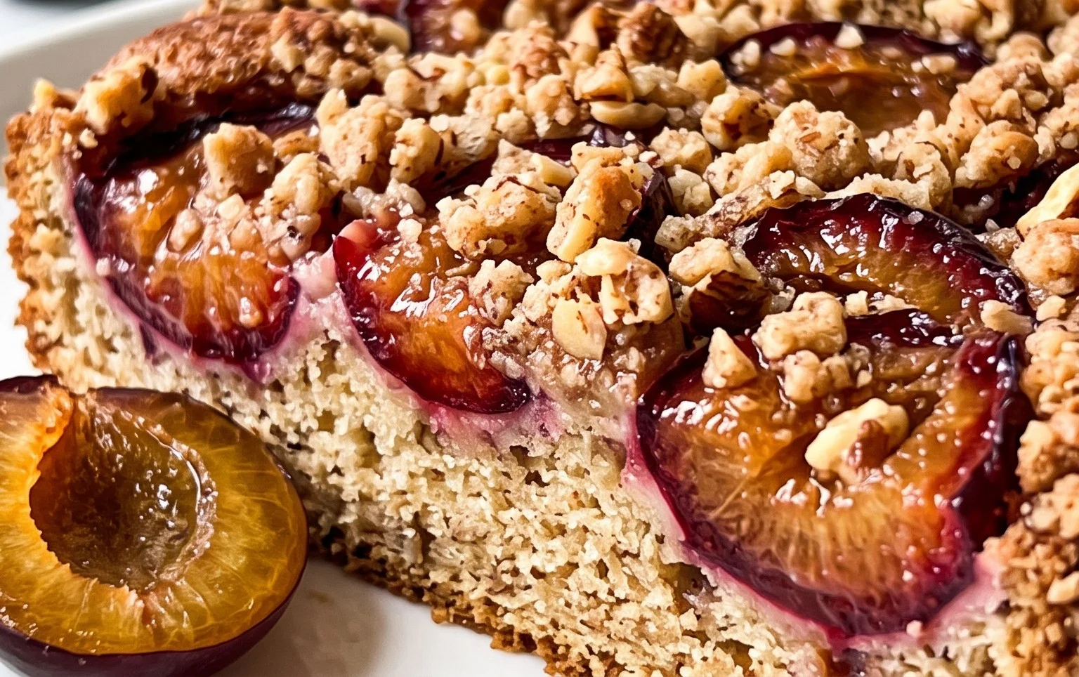 Zwetschgen-Nuss-Kuchen